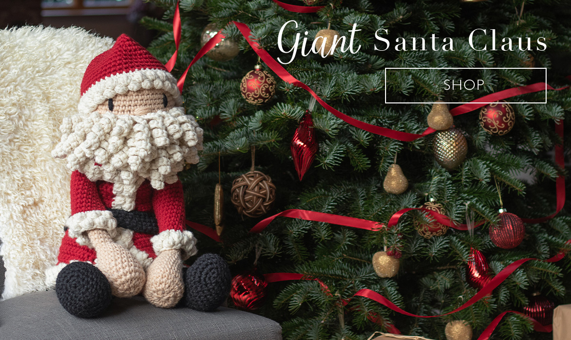 Chunky santa crochet giant doll toft yarn christmas